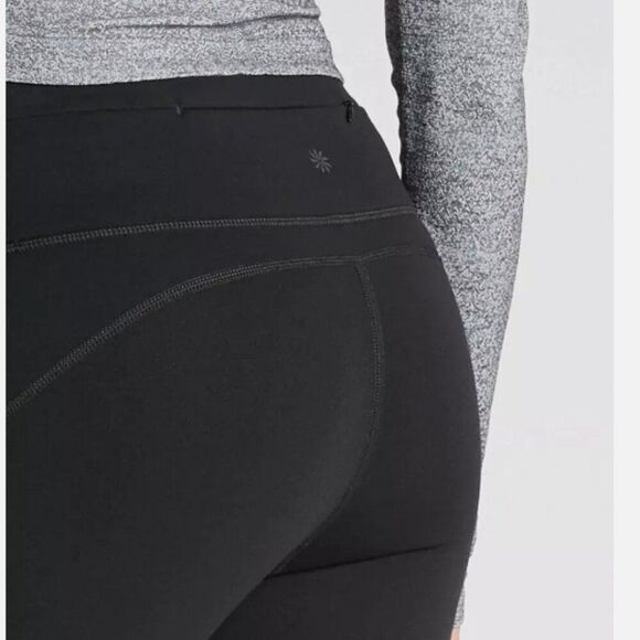 ATHLETA Altitude Pant in Polartec Power Stretch Black Size XS - Picture 7 of 10